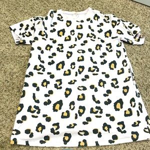 T-shirt Cheetah Print Dress